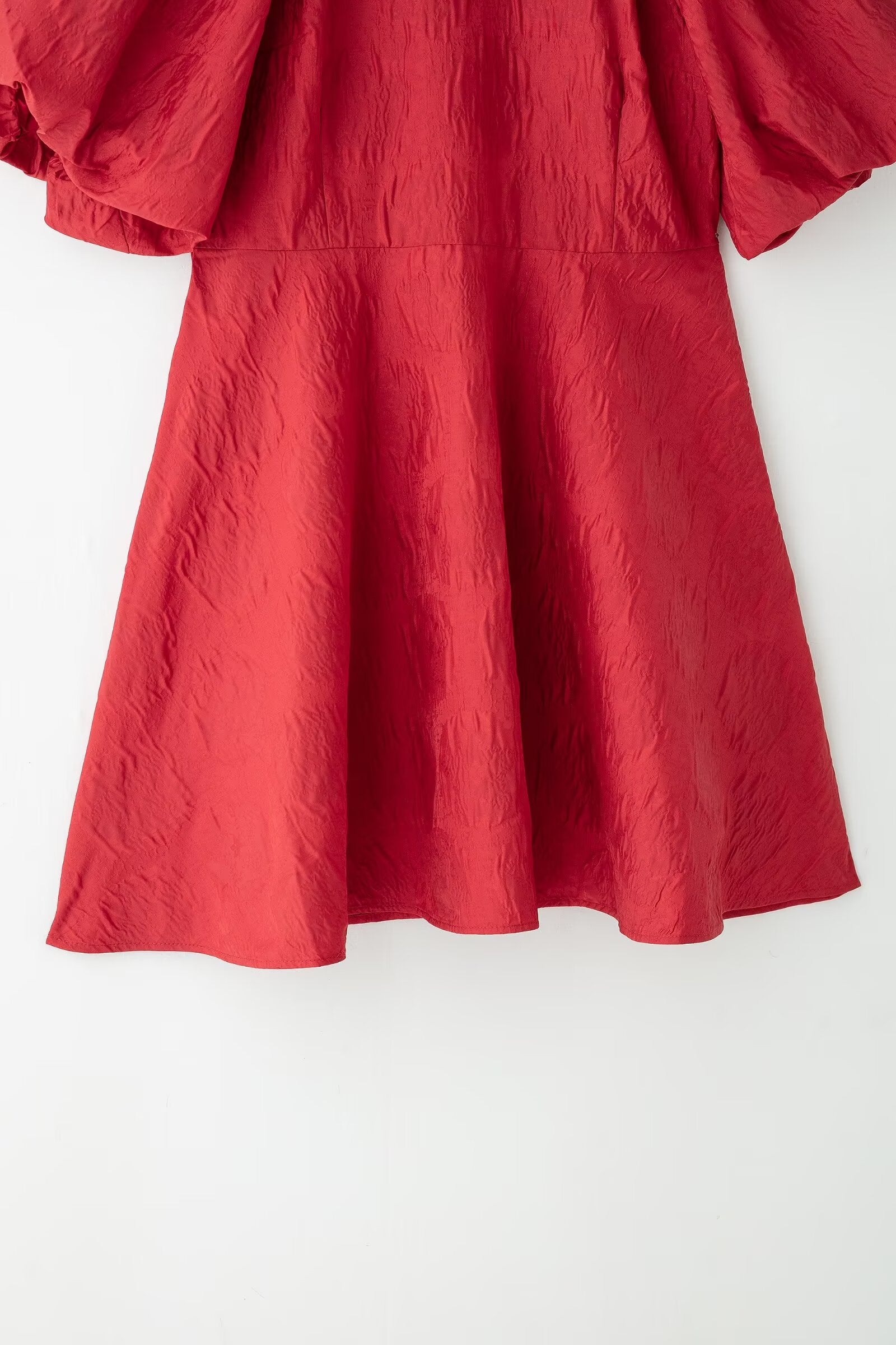 1318305639482523648 Women Clothing Younger Back Lace up Puff Sleeve Dress - Image 5