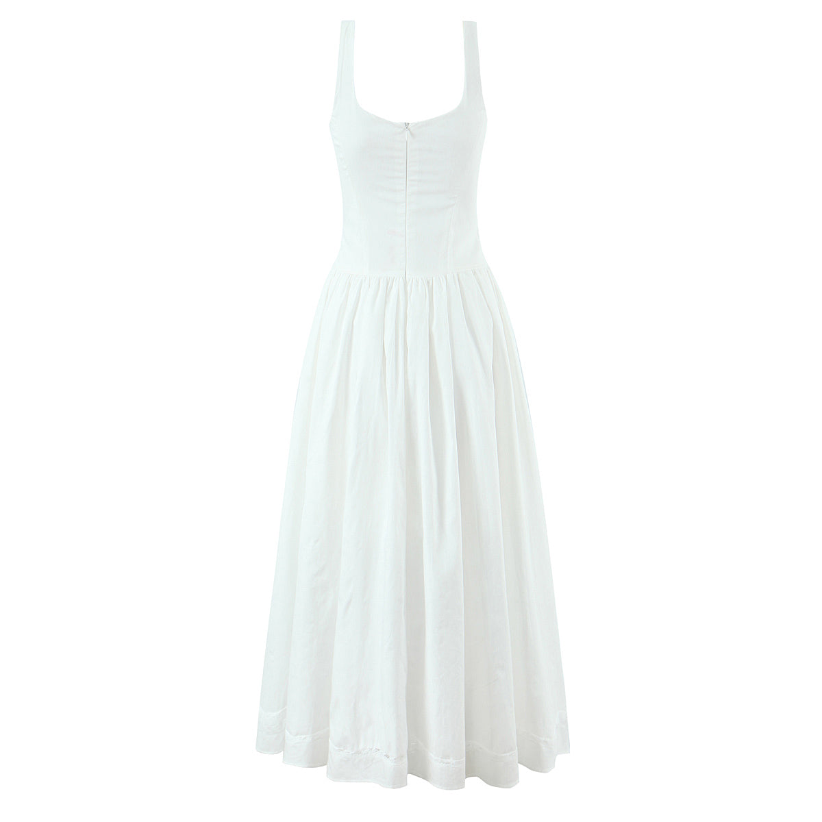 1394984307331694592 House Same French Sweet Bowknot Decoration Gentle Elegant Graceful U Collar Waist Trimming Spaghetti Straps Dress - Image 4