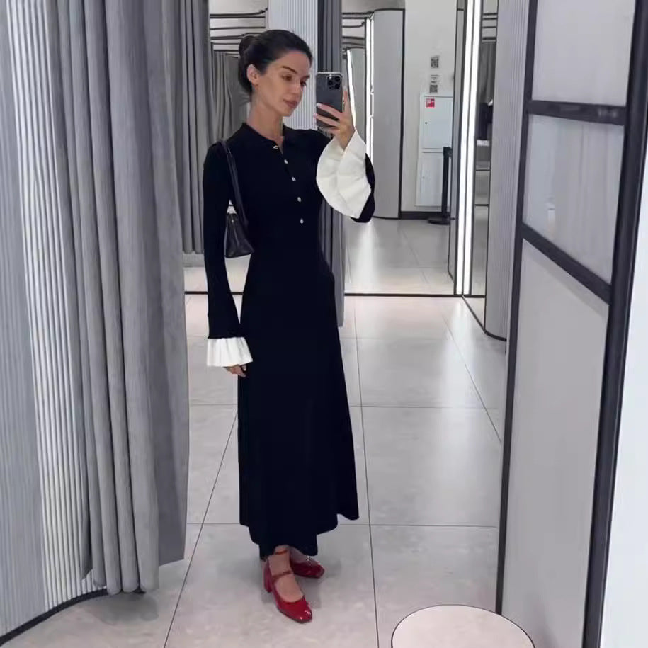O1CN01bvSGxZ1DN1Oe7pmKG__2243970203-0-cib Long Sleeved Knitted Maxi Dress Casual Waist Tight Maxi Dress for Women