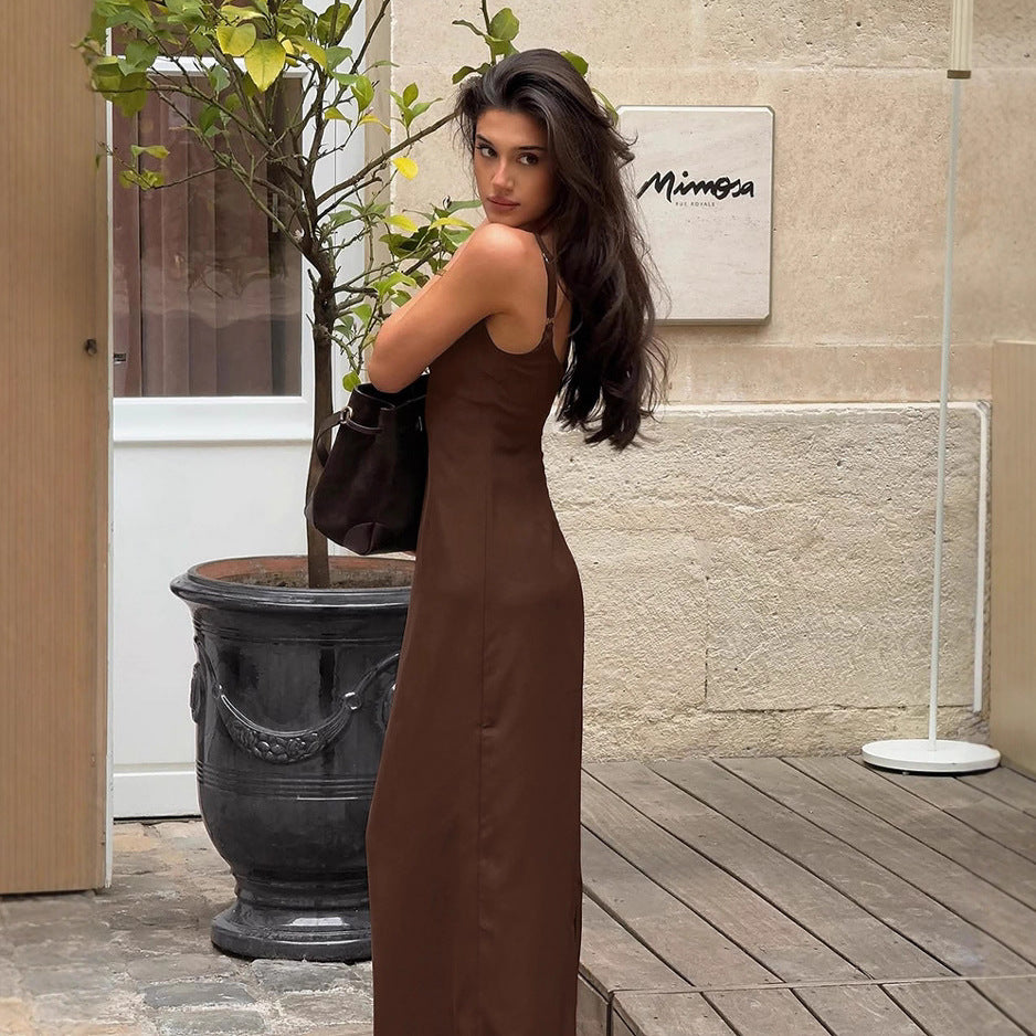 O1CN01j8RJX81dqUyaRS9DI__3020913787-0-cib Woman Waist Slimming Slim Fit Sexy Sling Dress Summer Women Clothing Retro Sheath Dress - Image 3