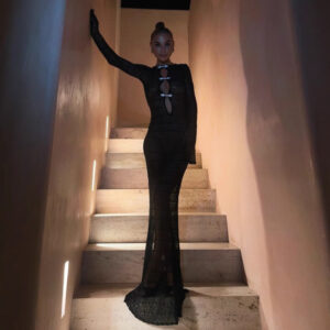 Bohemian Dress Long Backless Fishtail Evening Dress